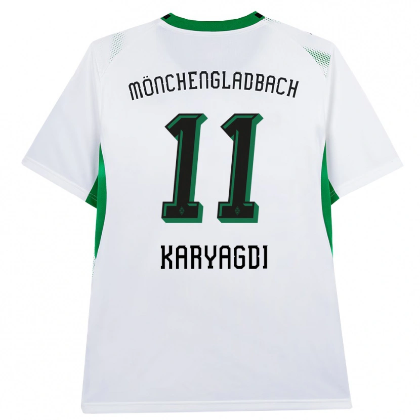 Danxen Kinderen Kerim Karyagdi #11 Wit Zwart Groen Thuisshirt Thuistenue 2026/27 T-Shirt België