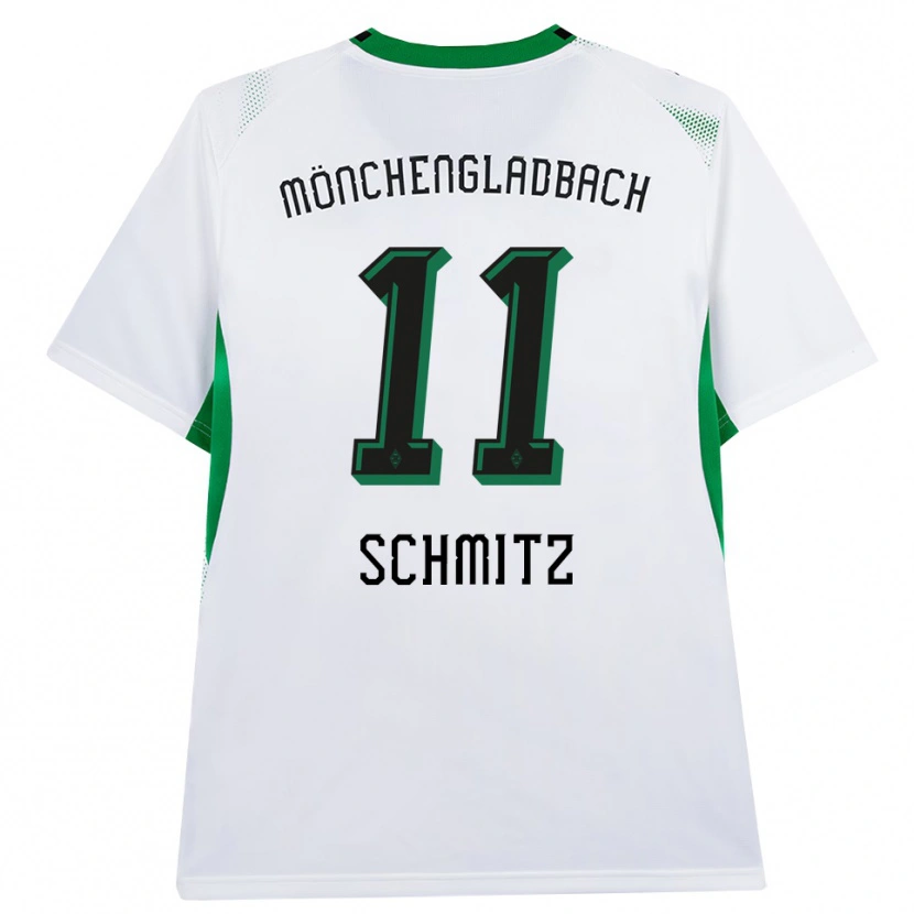 Danxen Kinderen Louisa Schmitz #11 Wit Zwart Groen Thuisshirt Thuistenue 2026/27 T-Shirt België