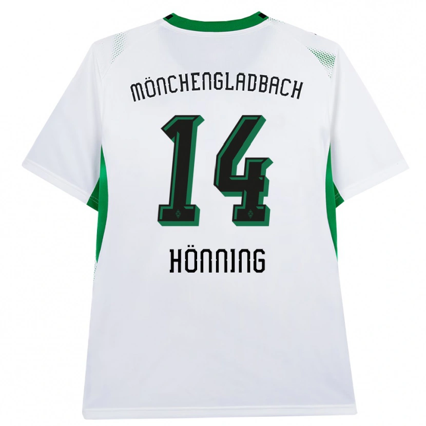 Danxen Kinderen Louis Hönning #14 Wit Zwart Groen Thuisshirt Thuistenue 2026/27 T-Shirt België