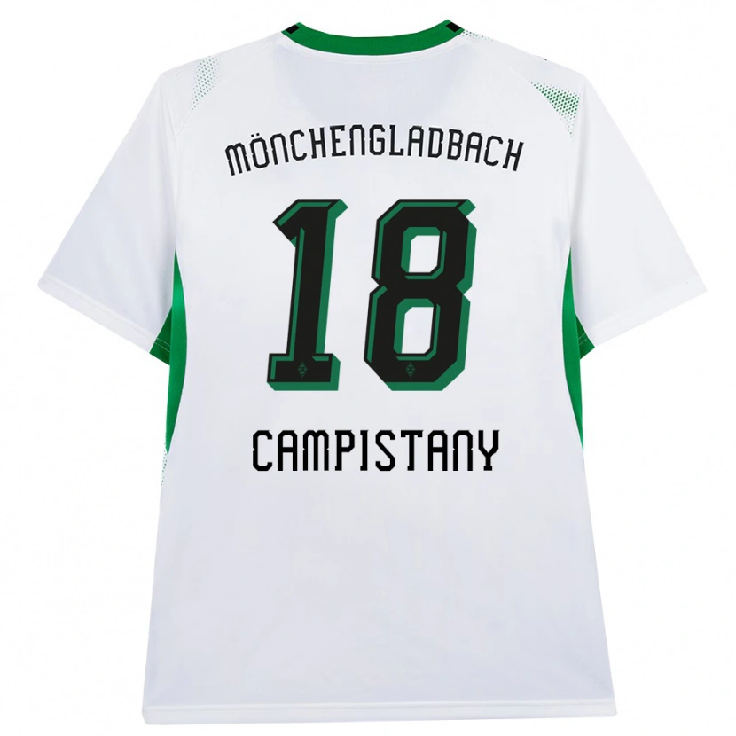 Danxen Kinderen Erik Corominas Campistany #18 Wit Zwart Groen Thuisshirt Thuistenue 2026/27 T-Shirt België