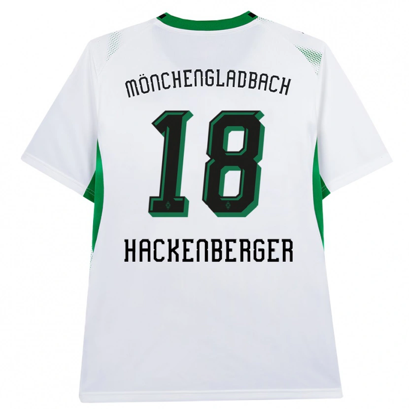 Danxen Kinderen Jessica Hackenberger #18 Wit Zwart Groen Thuisshirt Thuistenue 2026/27 T-Shirt België