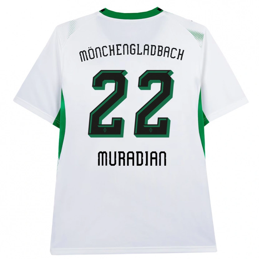 Danxen Kinderen Artem Muradyan #22 Wit Zwart Groen Thuisshirt Thuistenue 2026/27 T-Shirt België