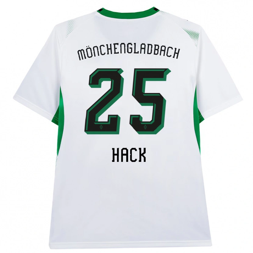 Danxen Kinderen Robin Hack #25 Wit Zwart Groen Thuisshirt Thuistenue 2026/27 T-Shirt België