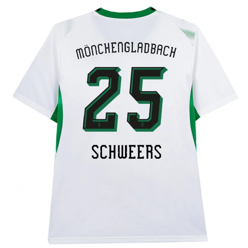 Danxen Kinderen Lion Schweers #25 Wit Zwart Groen Thuisshirt Thuistenue 2026/27 T-Shirt België