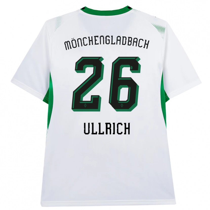 Danxen Kinderen Lukas Ullrich #26 Wit Zwart Groen Thuisshirt Thuistenue 2026/27 T-Shirt België