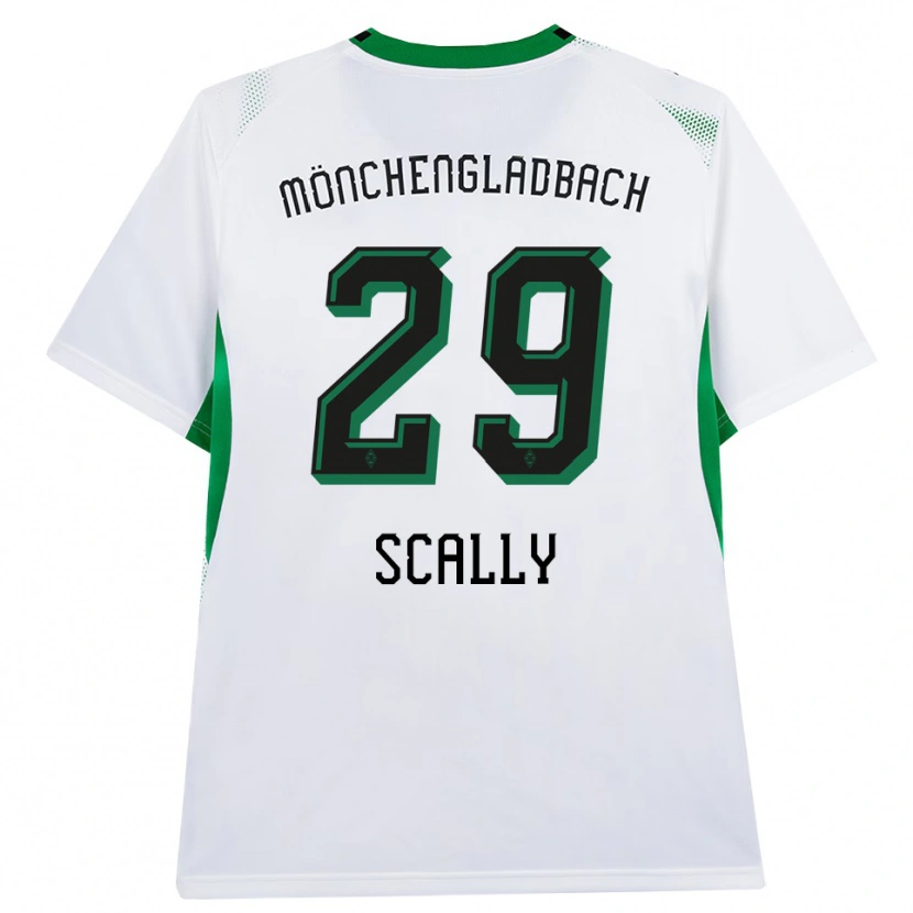 Danxen Kinderen Joe Scally #29 Wit Zwart Groen Thuisshirt Thuistenue 2026/27 T-Shirt België