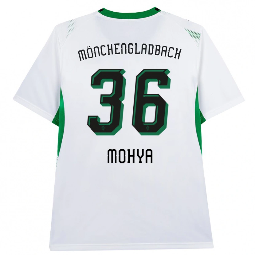 Danxen Kinderen Wael Mohya #36 Wit Zwart Groen Thuisshirt Thuistenue 2026/27 T-Shirt België