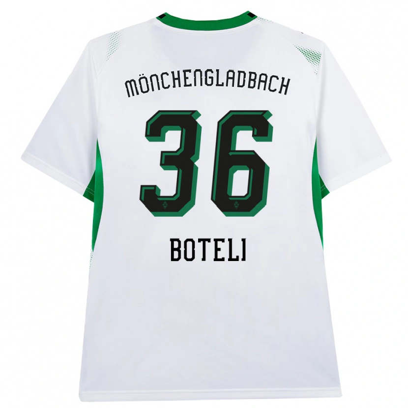 Danxen Kinderen Winsley Boteli #36 Wit Zwart Groen Thuisshirt Thuistenue 2026/27 T-Shirt België