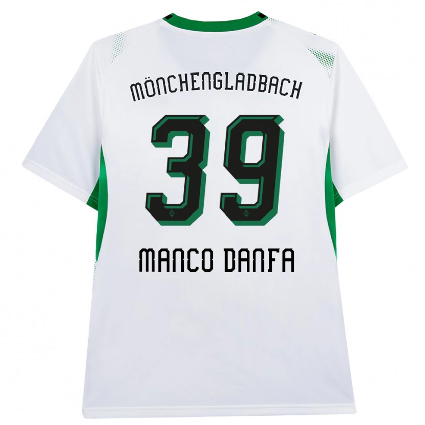 Danxen Kinderen Iaia Manco Danfa #39 Wit Zwart Groen Thuisshirt Thuistenue 2026/27 T-Shirt België