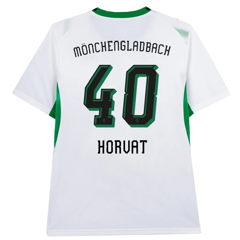Danxen Kinderen Niko Horvat #40 Wit Zwart Groen Thuisshirt Thuistenue 2026/27 T-Shirt België