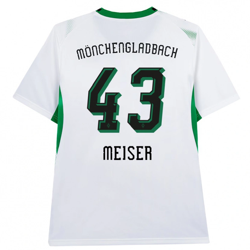 Danxen Kinderen Tyler Meiser #43 Wit Zwart Groen Thuisshirt Thuistenue 2026/27 T-Shirt België
