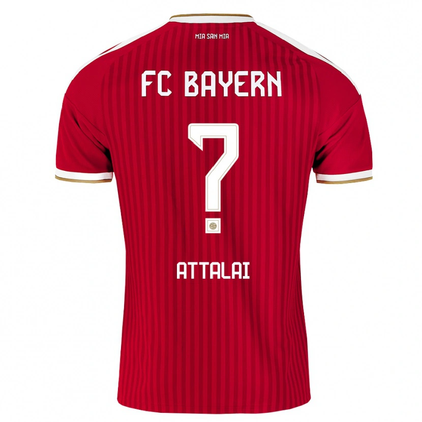 Danxen Kinderen Said Attalai #0 Rood Wit Blauw Thuisshirt Thuistenue 2026/27 T-Shirt België
