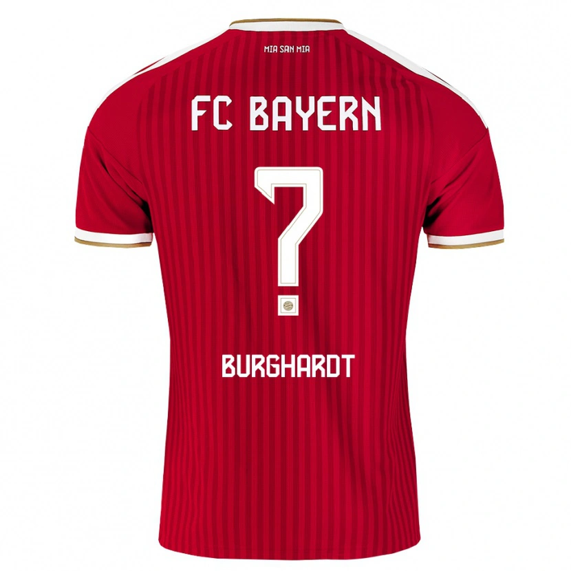 Danxen Kinderen Piet Burghardt #0 Rood Wit Blauw Thuisshirt Thuistenue 2026/27 T-Shirt België