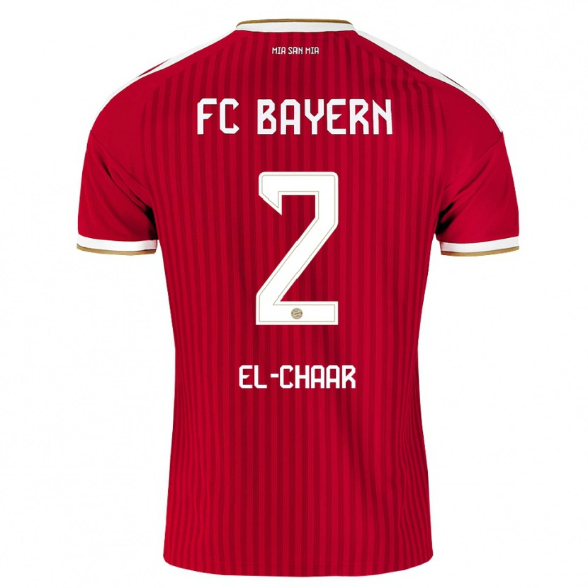Danxen Kinderen Adam El-Chaar #2 Rood Wit Blauw Thuisshirt Thuistenue 2026/27 T-Shirt België