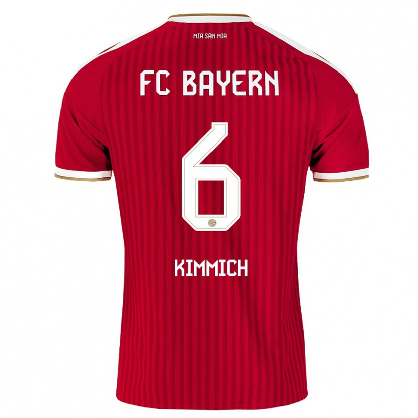 Danxen Kinderen Joshua Kimmich #6 Rood Wit Blauw Thuisshirt Thuistenue 2026/27 T-Shirt België