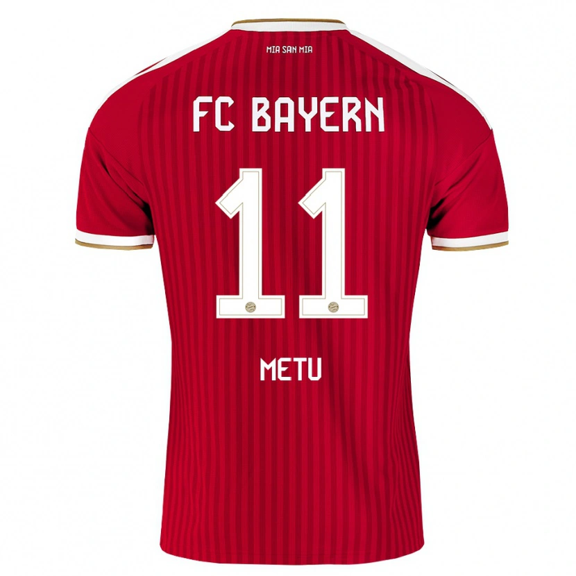 Danxen Kinderen Emilian Metu #11 Rood Wit Blauw Thuisshirt Thuistenue 2026/27 T-Shirt België