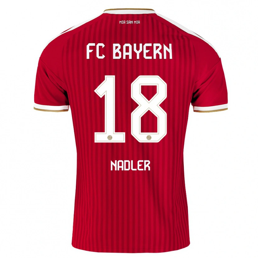 Danxen Kinderen Luis Nadler #18 Rood Wit Blauw Thuisshirt Thuistenue 2026/27 T-Shirt België