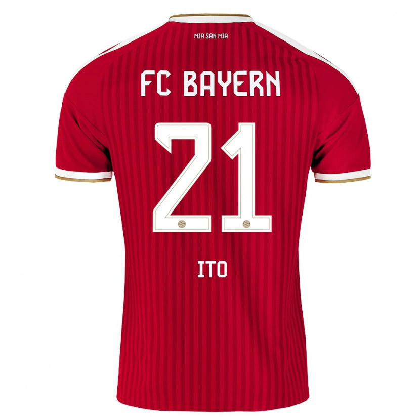 Danxen Kinderen Hiroki Ito #21 Rood Wit Blauw Thuisshirt Thuistenue 2026/27 T-Shirt België