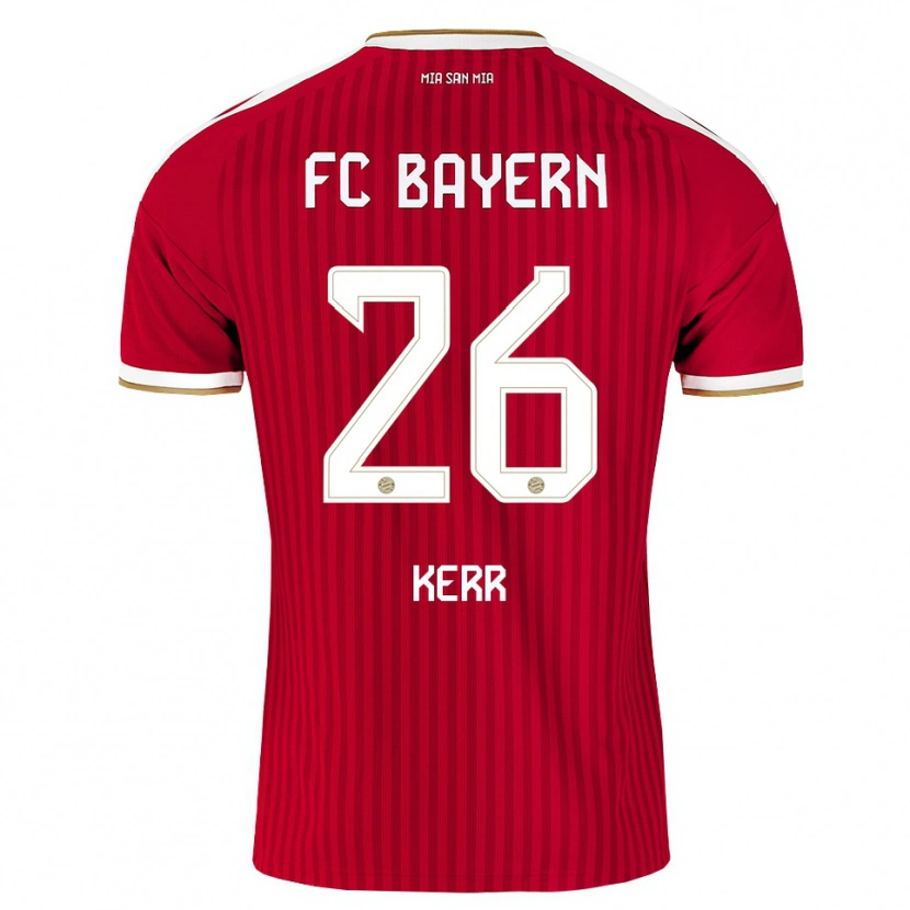 Danxen Kinderen Samantha Kerr #26 Rood Wit Blauw Thuisshirt Thuistenue 2026/27 T-Shirt België