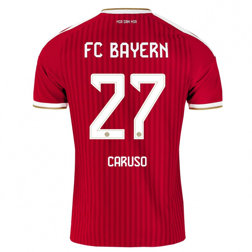 Danxen Kinderen Arianna Caruso #27 Rood Wit Blauw Thuisshirt Thuistenue 2026/27 T-Shirt België