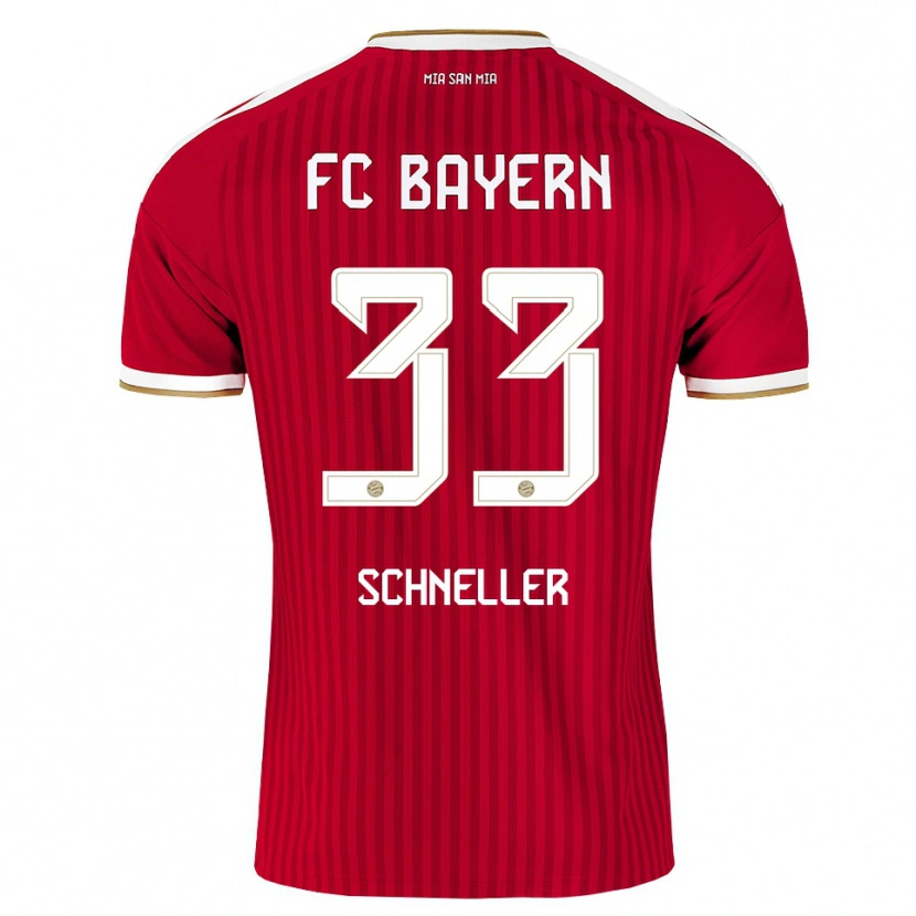 Danxen Kinderen Lukas Schneller #33 Rood Wit Blauw Thuisshirt Thuistenue 2026/27 T-Shirt België