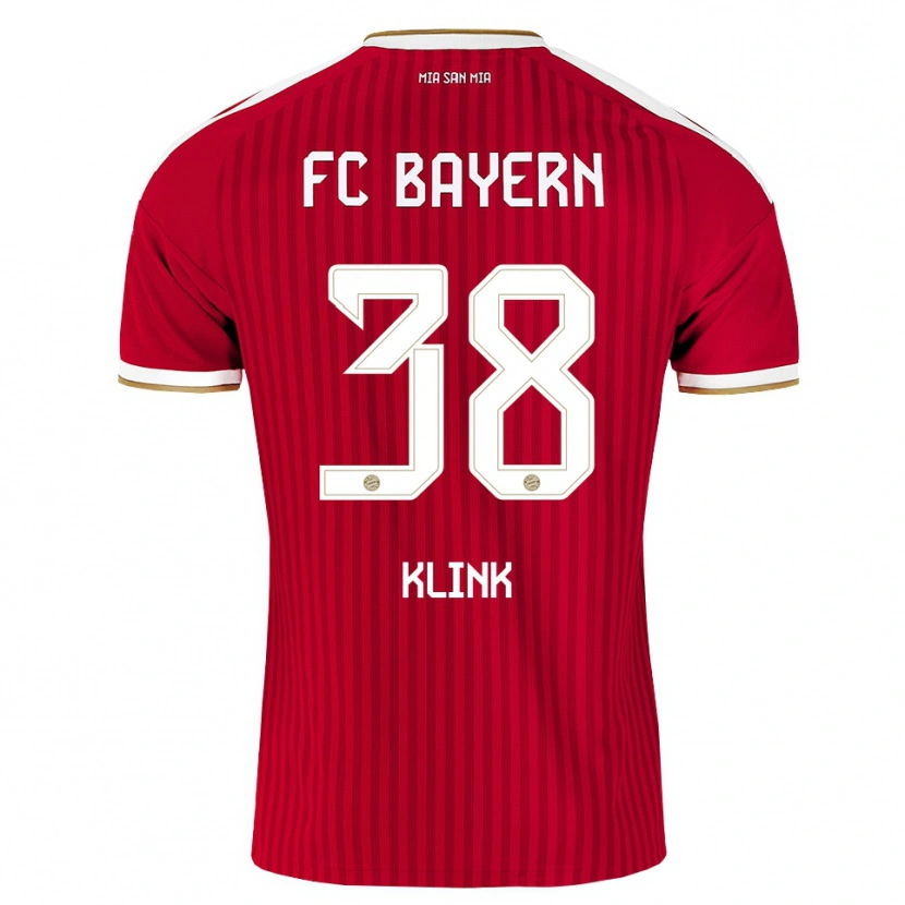 Danxen Kinderen Anna Klink #38 Rood Wit Blauw Thuisshirt Thuistenue 2026/27 T-Shirt België