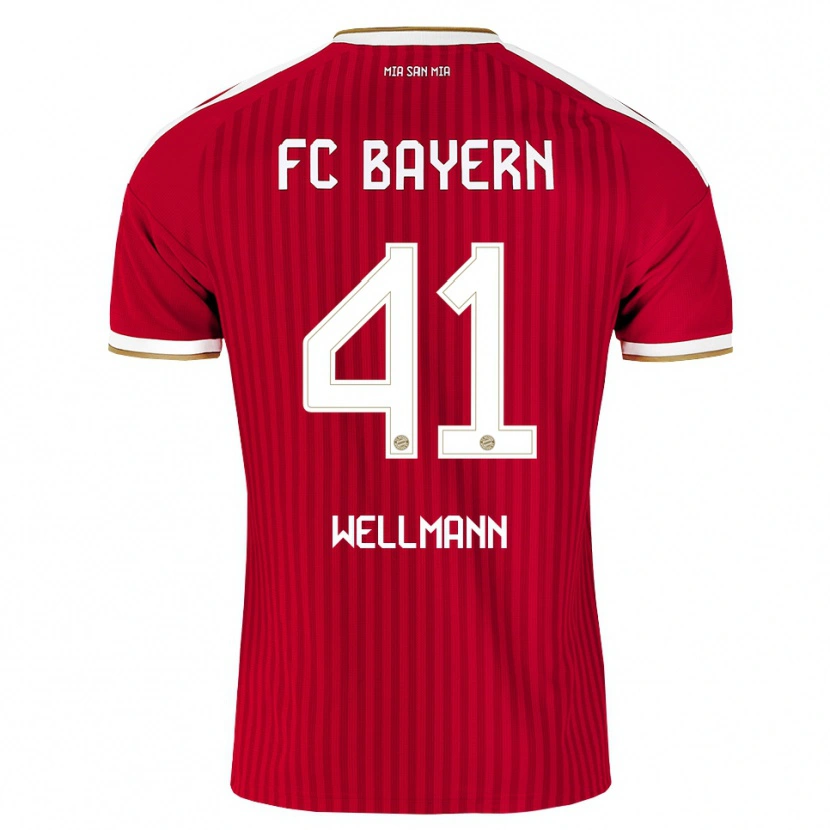 Danxen Kinderen Anna Wellmann #41 Rood Wit Blauw Thuisshirt Thuistenue 2026/27 T-Shirt België