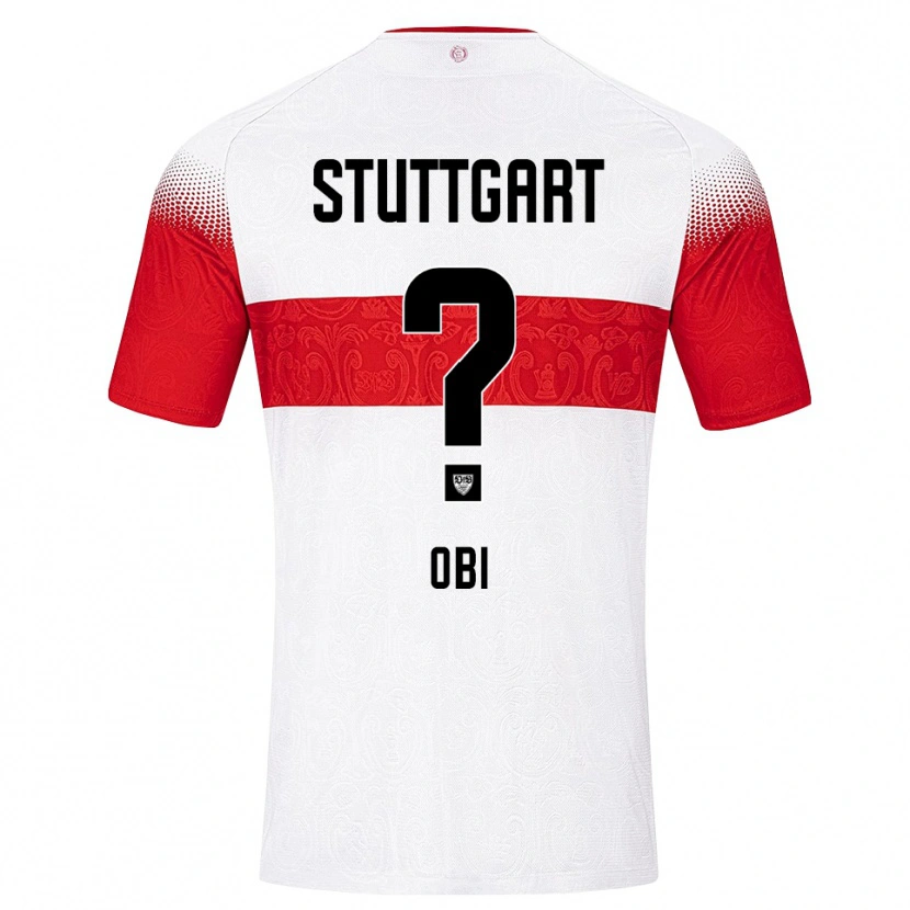 Danxen Kinderen Collin Obi #0 Wit Rood Geel Thuisshirt Thuistenue 2026/27 T-Shirt België