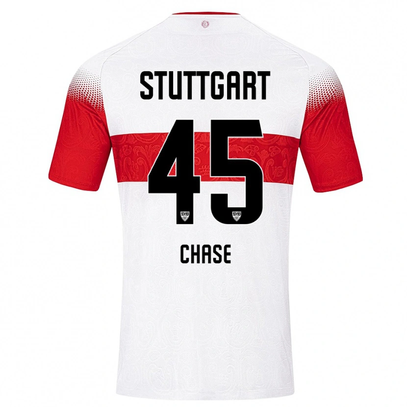 Danxen Kinderen Anrie Chase #45 Wit Rood Geel Thuisshirt Thuistenue 2026/27 T-Shirt België