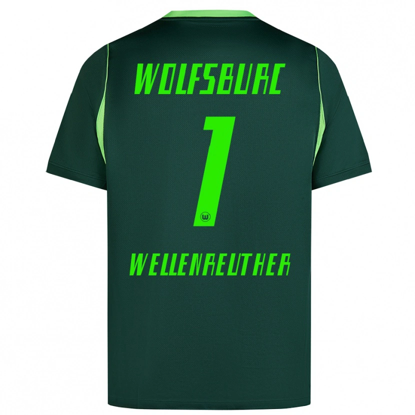 Danxen Kinderen Timon Wellenreuther #1 Donkergroen Wit Thuisshirt Thuistenue 2026/27 T-Shirt België