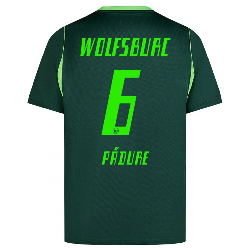 Danxen Kinderen Matei Pădure #6 Donkergroen Wit Thuisshirt Thuistenue 2026/27 T-Shirt België