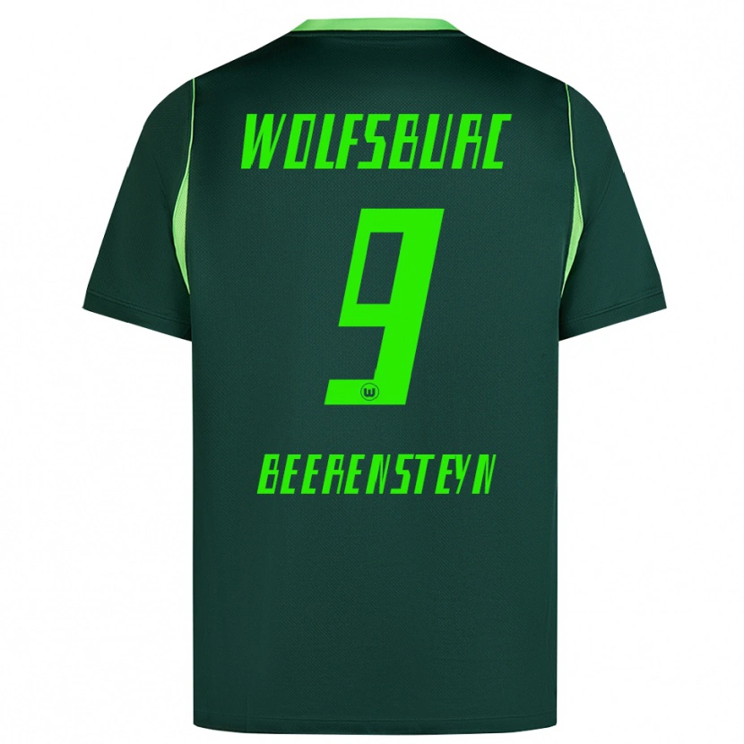 Danxen Kinderen Lineth Beerensteyn #9 Donkergroen Wit Thuisshirt Thuistenue 2026/27 T-Shirt België