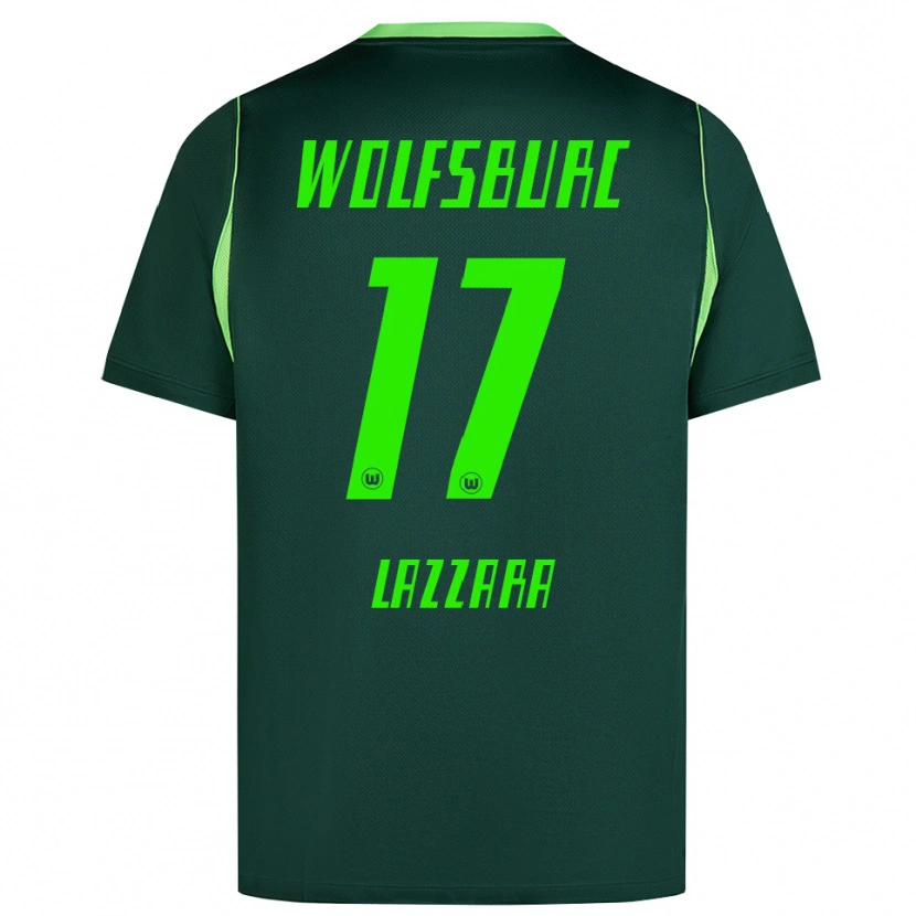 Danxen Kinderen Luan Lazzara #17 Donkergroen Wit Thuisshirt Thuistenue 2026/27 T-Shirt België