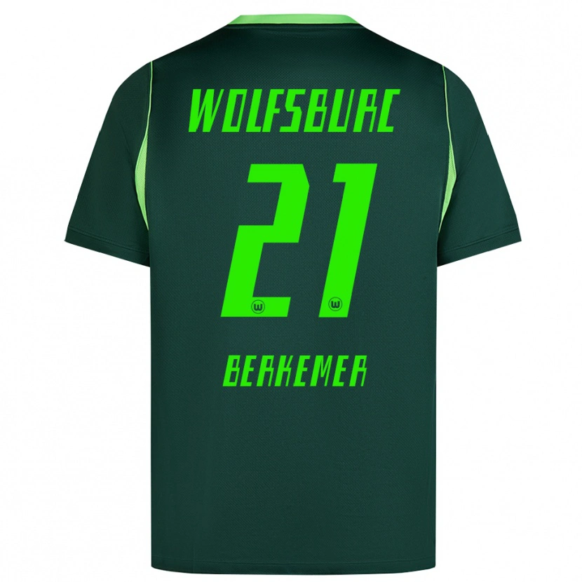 Danxen Kinderen Melvin Berkemer #21 Donkergroen Wit Thuisshirt Thuistenue 2026/27 T-Shirt België