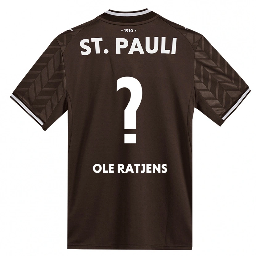 Danxen Kinderen Sven Ole Ratjens #0 Cafe Wit Thuisshirt Thuistenue 2026/27 T-Shirt België