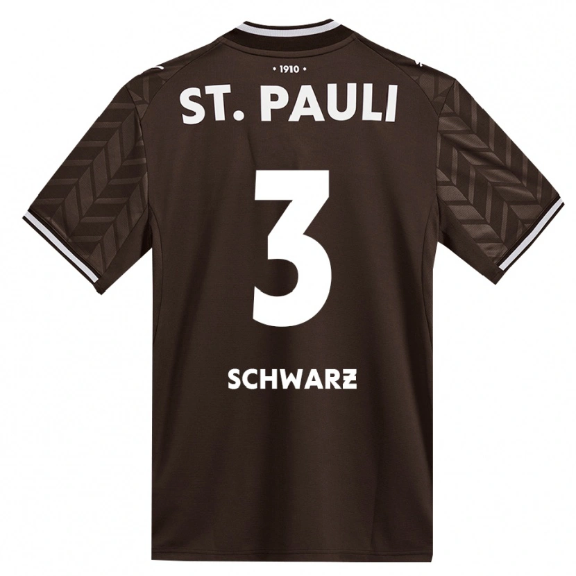 Danxen Kinderen Jannick Schwarz #3 Cafe Wit Thuisshirt Thuistenue 2026/27 T-Shirt België