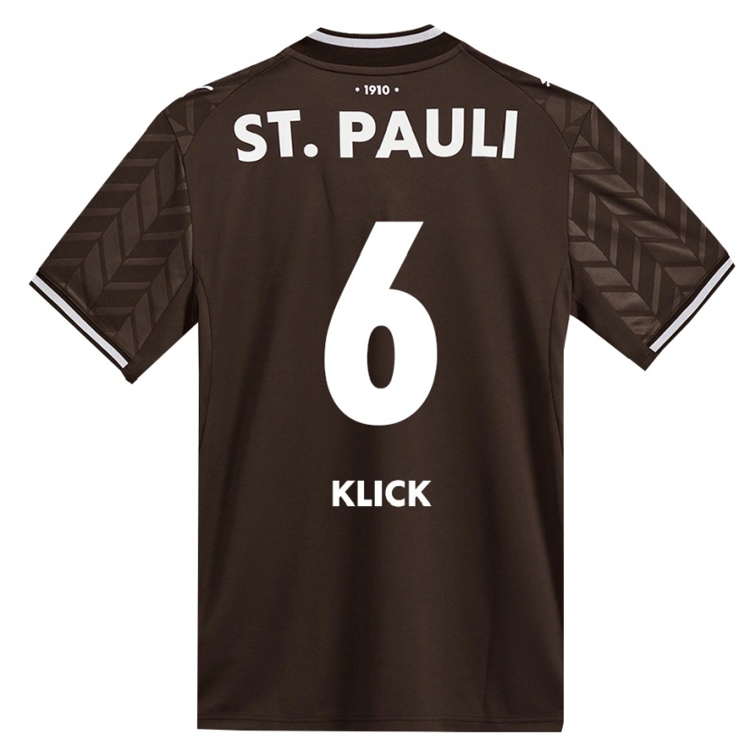 Danxen Kinderen Arvid Klick #6 Cafe Wit Thuisshirt Thuistenue 2026/27 T-Shirt België