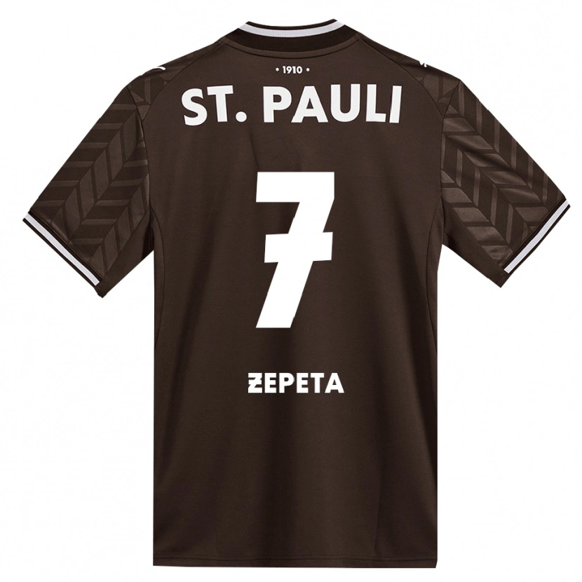 Danxen Kinderen Atakan Zepeta #7 Cafe Wit Thuisshirt Thuistenue 2026/27 T-Shirt België
