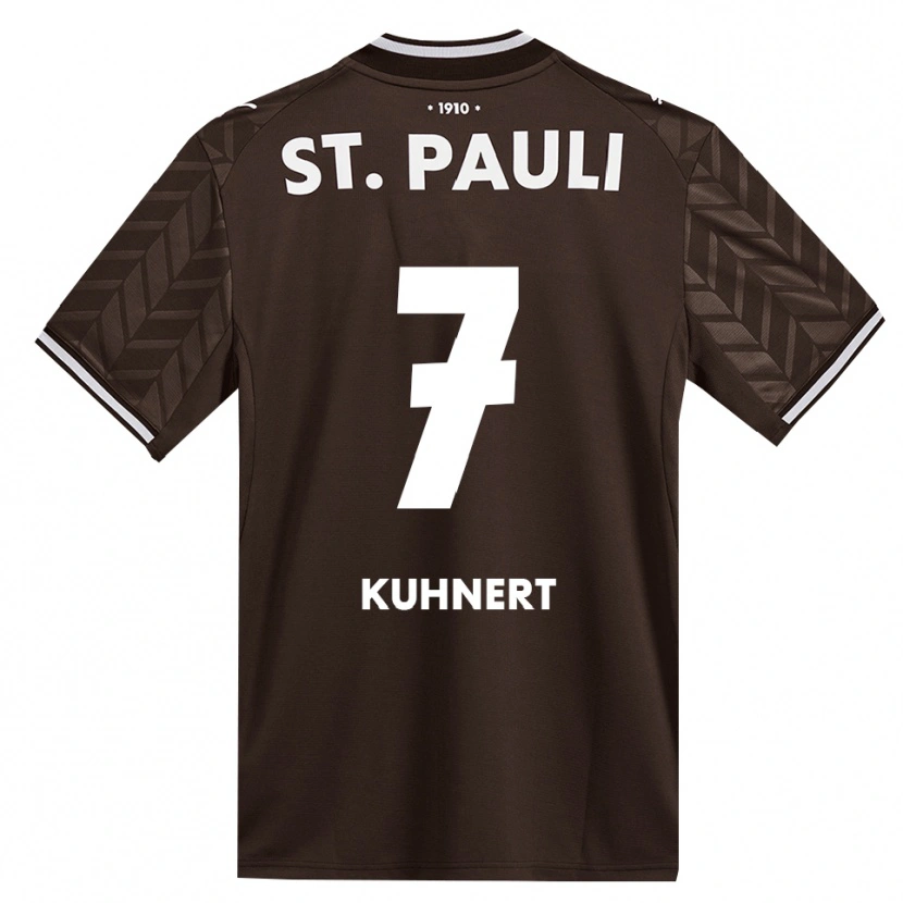 Danxen Kinderen Carlotta Kuhnert #7 Cafe Wit Thuisshirt Thuistenue 2026/27 T-Shirt België