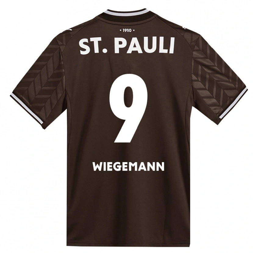 Danxen Kinderen Mats Wiegemann #9 Cafe Wit Thuisshirt Thuistenue 2026/27 T-Shirt België