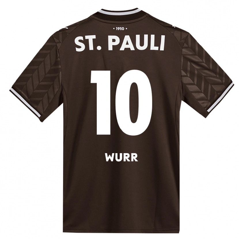 Danxen Kinderen Hendrik Wurr #10 Cafe Wit Thuisshirt Thuistenue 2026/27 T-Shirt België