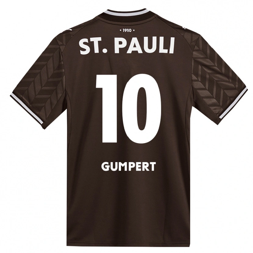 Danxen Kinderen Noah Gumpert #10 Cafe Wit Thuisshirt Thuistenue 2026/27 T-Shirt België