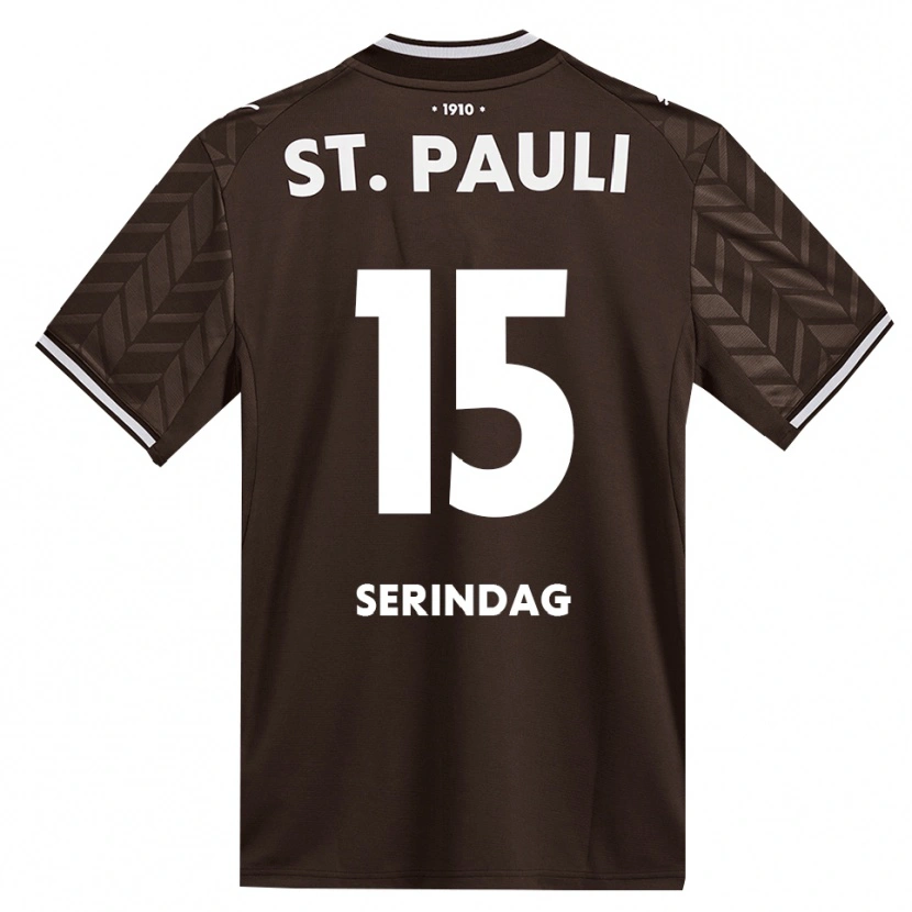 Danxen Kinderen Levin Serindag #15 Cafe Wit Thuisshirt Thuistenue 2026/27 T-Shirt België