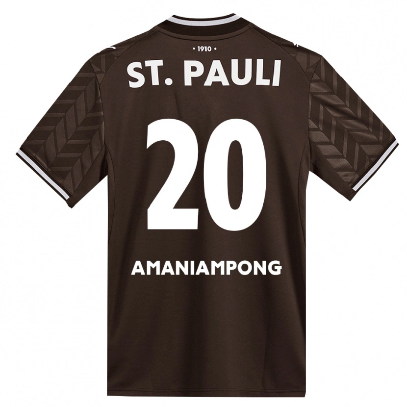 Danxen Kinderen Marces Amaniampong #20 Cafe Wit Thuisshirt Thuistenue 2026/27 T-Shirt België