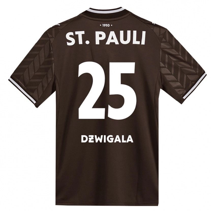 Danxen Kinderen Adam Dzwigala #25 Cafe Wit Thuisshirt Thuistenue 2026/27 T-Shirt België