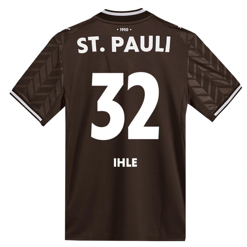 Danxen Kinderen Friederike Ihle #32 Cafe Wit Thuisshirt Thuistenue 2026/27 T-Shirt België