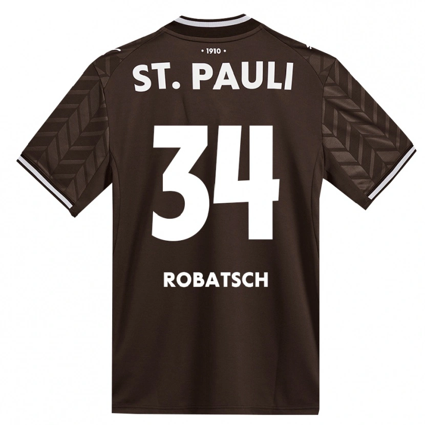 Danxen Kinderen Jannik Robatsch #34 Cafe Wit Thuisshirt Thuistenue 2026/27 T-Shirt België