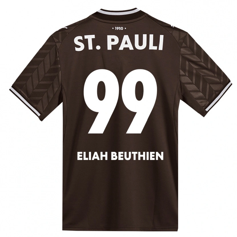 Danxen Kinderen Jaron Eliah Beuthien #99 Cafe Wit Thuisshirt Thuistenue 2026/27 T-Shirt België