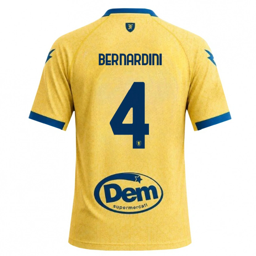 Danxen Kinderen Daniele Bernardini #4 Khaki Zwart Blauw Thuisshirt Thuistenue 2026/27 T-Shirt België