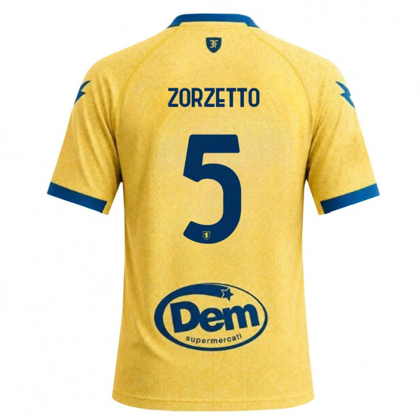 Danxen Kinderen Bruno Zorzetto #5 Khaki Zwart Blauw Thuisshirt Thuistenue 2026/27 T-Shirt België